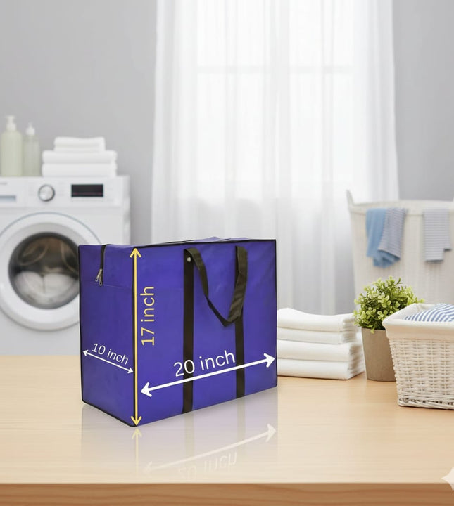 20 x 17 x 10 - Storage Bags - Blue - 120 GSM - Non Woven